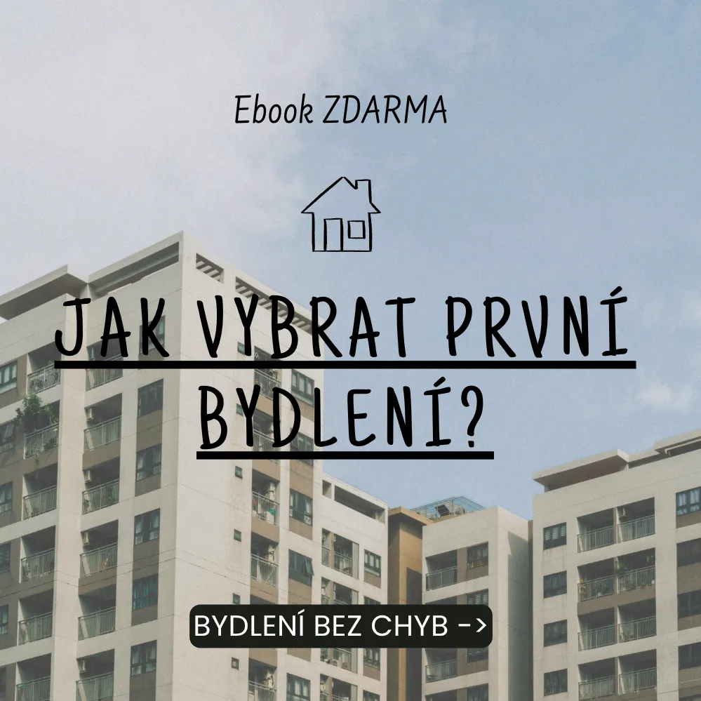 Obálka bezplatného průvodce o pěti chybách při hledání bydlení